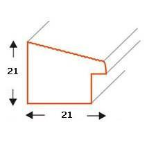 Ramka drewniana DRL D 3 50x60 cm