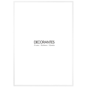 Ramka aluminiowa biała QAL 70x100 cm