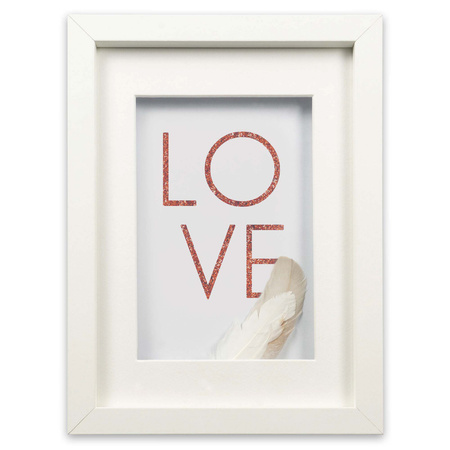 Ramka przestrzenna EXPO 3D Biała 50x70 cm (40x50cm)