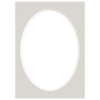 Passe partout 15x21 (13x18) OWAL SZARY FOG LUCA Q5303