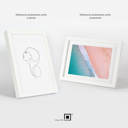 Pakiet 5 szt. białych ramek FDM 1 15x21 cm