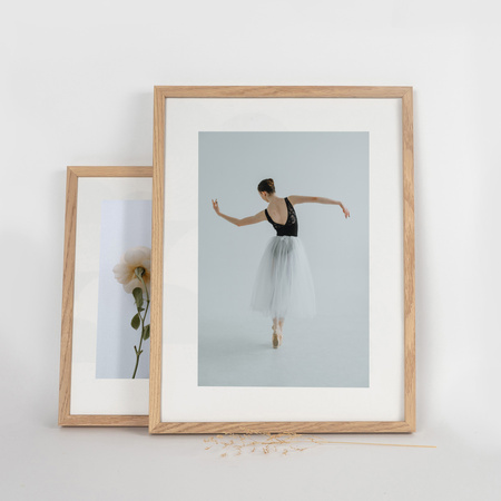 Pakiet ramek z drewna dębowego 5szt. OAK 30x40 cm