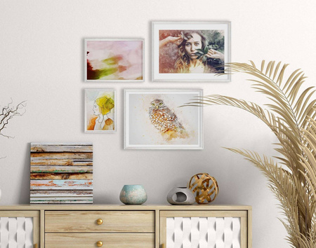 Zestaw srebrnych ramek na 4 zdjęć HIT 1 S GF0008