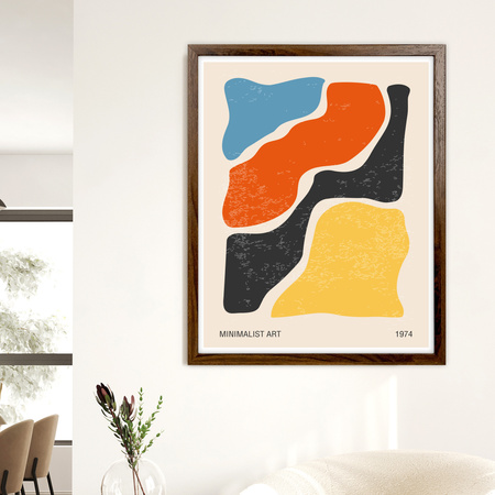 Ramka brązowa HEN 4 40x50 cm