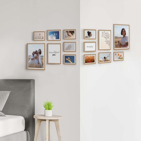 Zestaw naturanych ramek na 14 zdjęć PINIA 00 GF0042