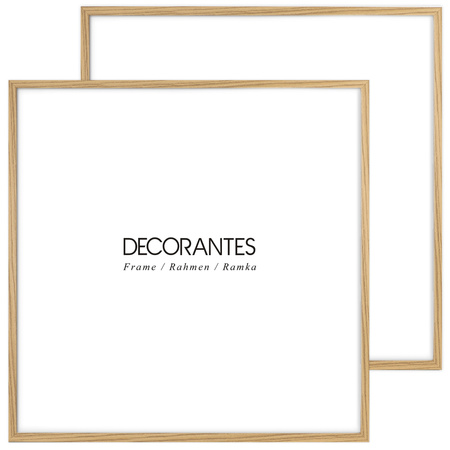 Ramka na zdjęcia 50x50 cm w dębowym kolorze FDM 02 kwadratowa