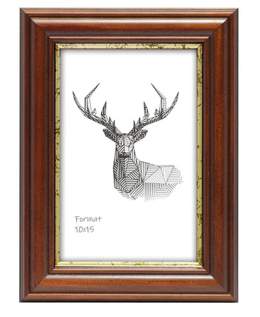 Ramka drewniana DRL F 3 10x15 cm