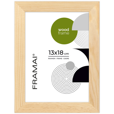 Pakiet ramek z drewna 5 szt. RAW 13x18 cm