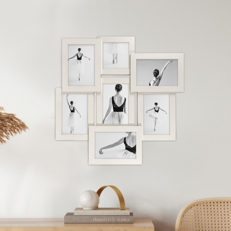 Multirama na 7 zdjęć MULTI HEN 1 ramka na zdjęcia - biała