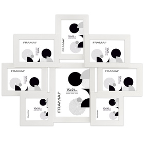 Multirama na 8 zdjęć MULTI  HEN 1 ramka na zdjęcia biała