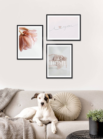 Zestaw czarnych ramek na 3 zdjęć PINIA 2 GF0013