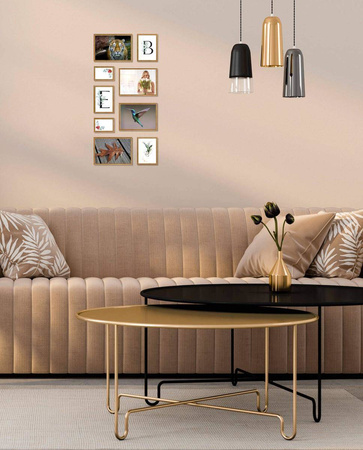 Zestaw brązowych ramek na 9 zdjęć PRESTO 3 GF0004