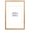 Ramka naturalna HEN PASS 01 z passe-partout – rozmiar   40x60 (30x40) cm