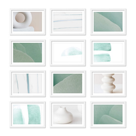 Zestaw białych ramek na 12 zdjęć PINIA 1 GF0019