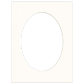 Passe partout 18x24 (13x18) BIAŁY OWAL CHALK LUCA Q5103