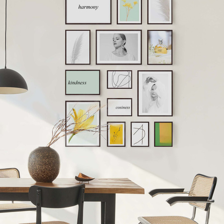 Zestaw brązowych ramek na 14 zdjęć PINIA 4 GF0001