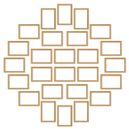Zestaw naturanych ramek na 26 zdjęć PINIA 00 GF0037