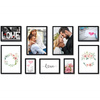 Zestaw czarnych ramek na 9 zdjęć PRESTO 2 GF0004