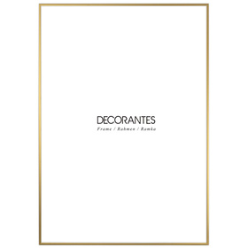 Ramka aluminiowa złota QAL 70x100 cm