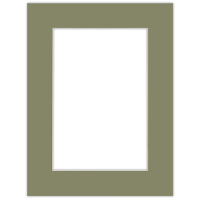 Passe partout 60x80 (40x60) ZIELONE EVERGREEN - LUCA Q5504