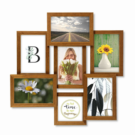 Multirama MULTI BROWN 72 ramka na 7 zdjęć