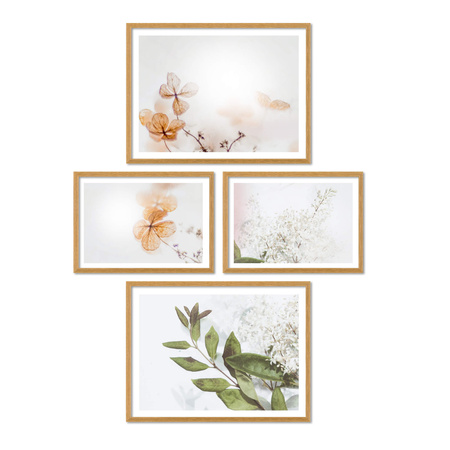 Zestaw naturanych ramek na 4 zdjęć PINIA 00 GF0012