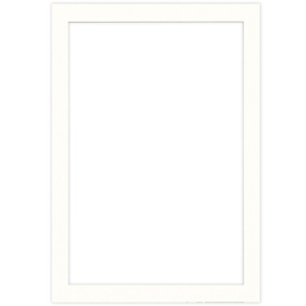 Passe partout 70x100 (60x90) LUCA Q5102 SNOW WHITE BIAŁY