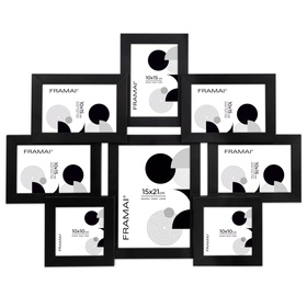 Multirama na 8 zdjęć MULTI  HEN 2 ramka na zdjęcia czarna