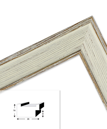 Ramka drewniana DRL U 01 10x15 cm