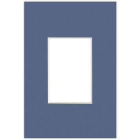 Passe partout 20x30 (10x15) NIEBIESKIE BLUE - LUCA Q5402