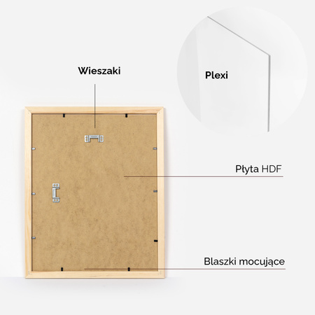 Ramka z drewna surowego RAW 28x35 cm