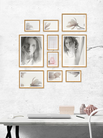 Zestaw naturanych ramek na 10 zdjęć PINIA 00 GF0011