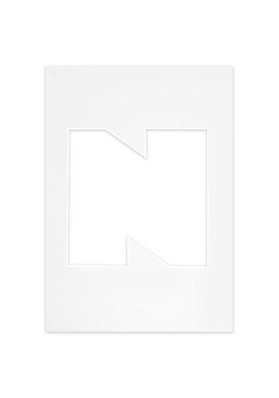 Passe Partout okienko w kształcie LITERKI "N"