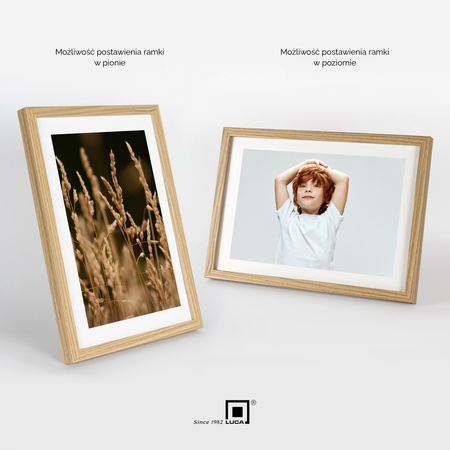 Pakiet ramek 5 szt. FDM 02 kolor dębowy 21x30 cm