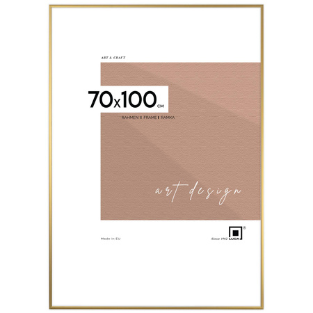 Pakiet 2 szt złotych ramek aluminiowych ROYALL 70x100 cm