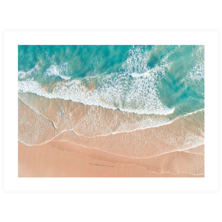 Zestaw plakatów Gold Commitment w ramach z litego drewna w kolorze złotym