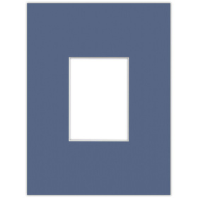 Passe partout 30x40 (13x18)  NIEBIESKIE BLUE - LUCA Q5402