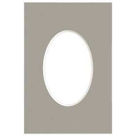 Passe partout 10x15 (6x9)  OWAL ZIELONE KHAKI - LUCA Q5503