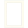 Pakiet 5 szt. Passe Partout 50x70 (40x60) LUCA Q5106 IVORY BIAŁY