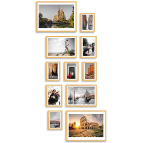 Zestaw naturanych ramek na 11 zdjęć PINIA 0 GF0005