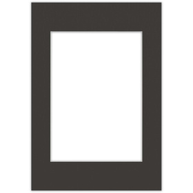 Passe partout 70x100 (50x70) CZARNE BLACK LUCA Q5801