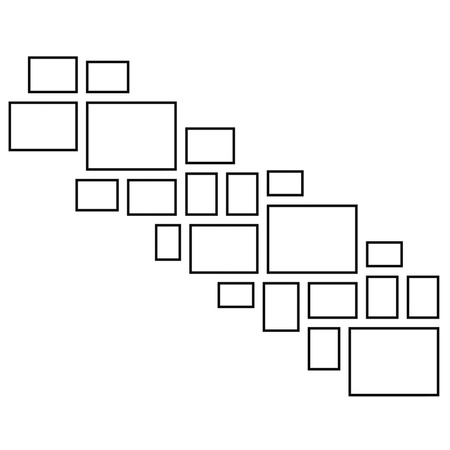 Zestaw naturanych ramek na 21 zdjęć PINIA 00 GF0035 L