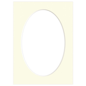 Passe partout 13x18 (10x15) OWAL BEŻOWE CREAM - LUCA Q5202