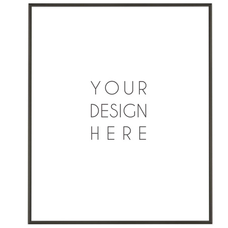 Ramka aluminiowa czarna ROYALL 50x60 cm