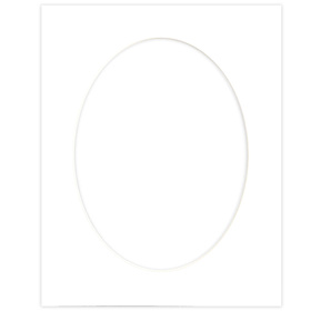 Passe partout 40x50 (30x40)  BIAŁY OWAL SUPER WHITE LUCA Q5101