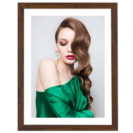 Ramka brązowa HEN 4 30x40 cm