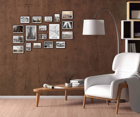 Zestaw brązowych ramek na 18 zdjęć PINIA 4 GF0006