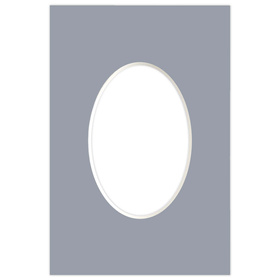 Passe partout 10x15 (6x9) OWAL- BŁĘKITNE SKY - LUCA Q5401