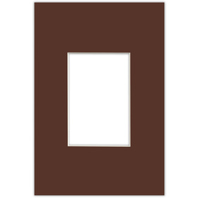 Passe partout 20x30 (10x15) BRĄZOWE CHOCOLATE - LUCA Q5603