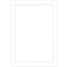 Passe partout 70x100 (60x90) - BIAŁY SUPER WHITE  LUCA Q5101